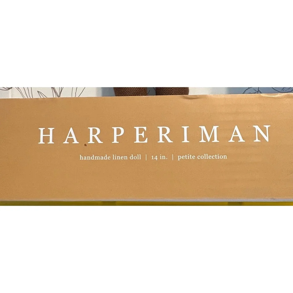 HarperIman Rae Handmade Linen Doll 14 in Petite Collection NIB Diverse‎ Toy